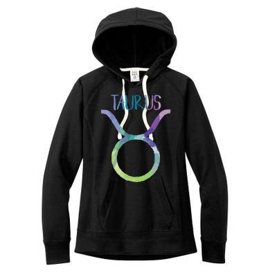 Taurus Zodiac Symbol Astrology Bull Earth Sign Women's Fleece Hoodie