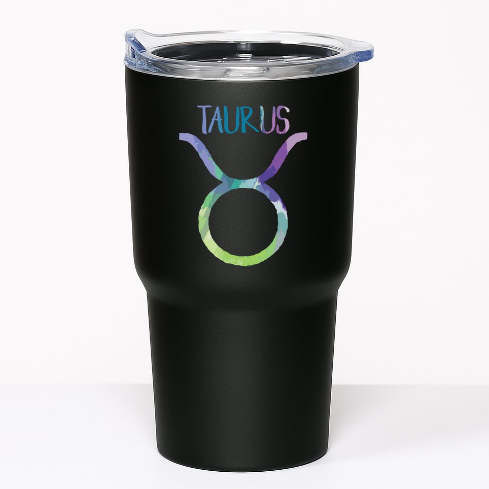 Taurus Zodiac Symbol Astrology Bull Earth Sign Tumbler