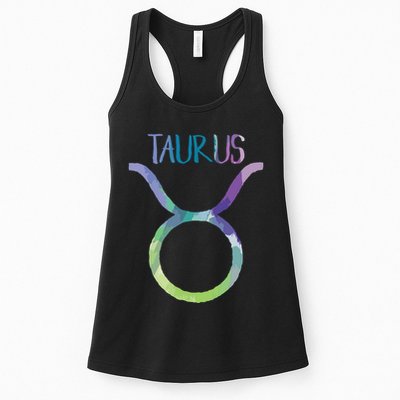 Taurus Zodiac Symbol Astrology Bull Earth Sign Womens Tank Top