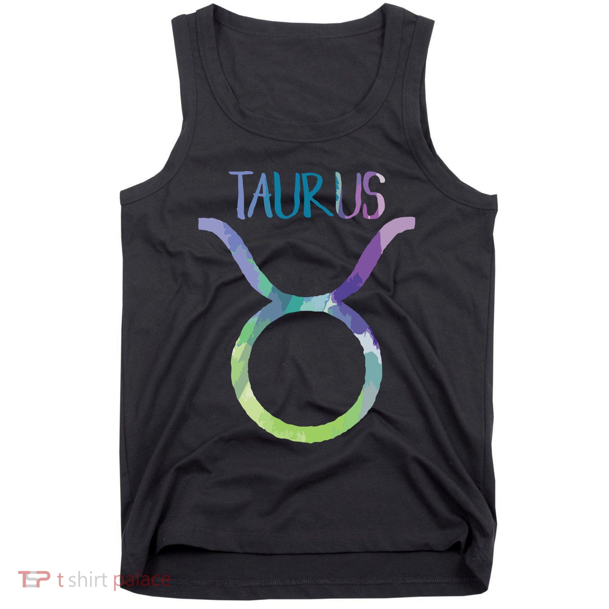 Taurus Zodiac Symbol Astrology Bull Earth Sign Tank Top