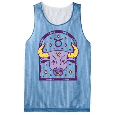 Taurus Zodiac Sign Astrology Mesh Reversible Basketball Jersey Tank