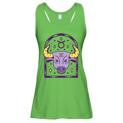 Taurus Zodiac Sign Astrology Ladies Essential Flowy Tank