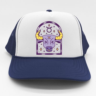 Taurus Zodiac Sign Astrology Trucker Hat