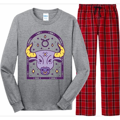 Taurus Zodiac Sign Astrology Long Sleeve Pajama Set