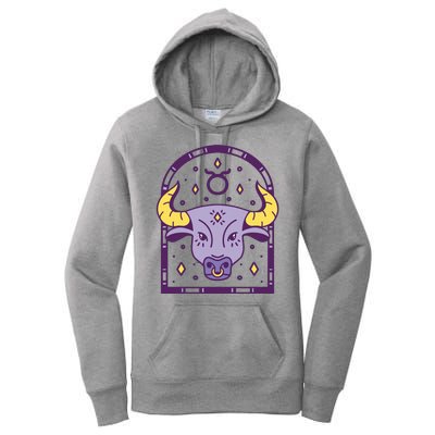 Taurus Zodiac Sign Astrology Women's Pullover Hoodie