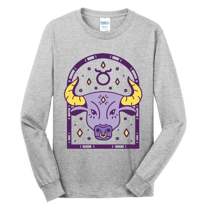 Taurus Zodiac Sign Astrology Tall Long Sleeve T-Shirt