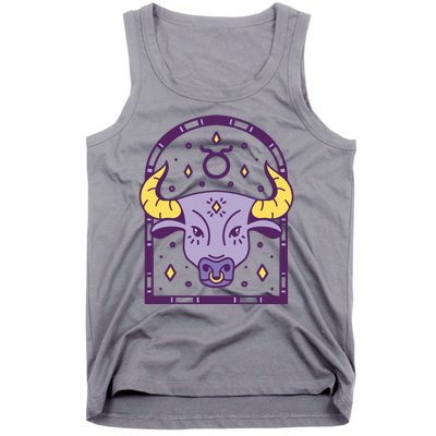 Taurus Zodiac Sign Astrology Tank Top