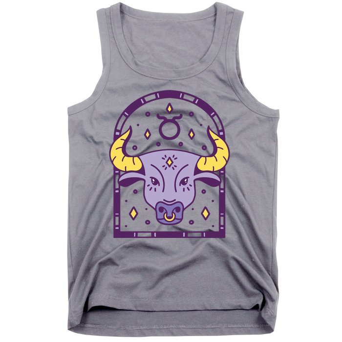 Taurus Zodiac Sign Astrology Tank Top