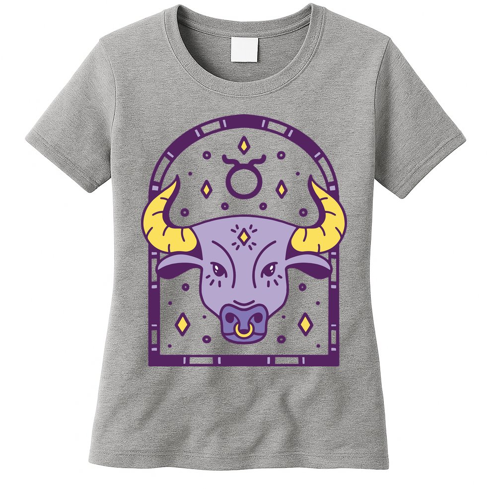 Taurus Zodiac Sign Astrology Womens T-Shirt