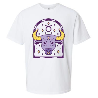 Taurus Zodiac Sign Astrology Sueded Cloud Jersey T-Shirt