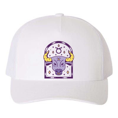 Taurus Zodiac Sign Astrology Yupoong Adult 5-Panel Trucker Hat