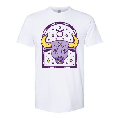 Taurus Zodiac Sign Astrology Softstyle CVC T-Shirt