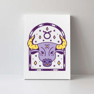 Taurus Zodiac Sign Astrology Canvas