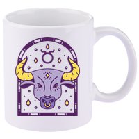 Taurus Zodiac Sign Astrology 11oz C Handle Ceramic Mug