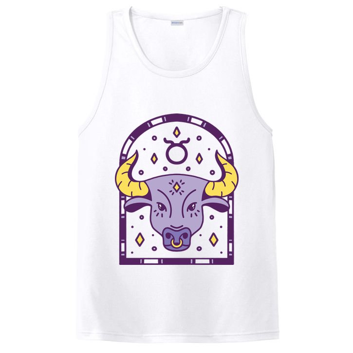 Taurus Zodiac Sign Astrology PosiCharge Competitor Tank