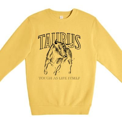 Taurus Zodiac Sign Astrology Horoscope Premium Crewneck Sweatshirt