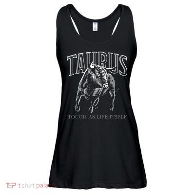 Taurus Zodiac Sign Astrology Horoscope Ladies Essential Flowy Tank