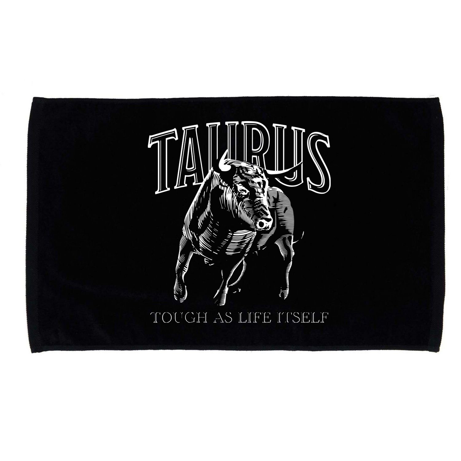 Taurus Zodiac Sign Astrology Horoscope Microfiber Hand Towel