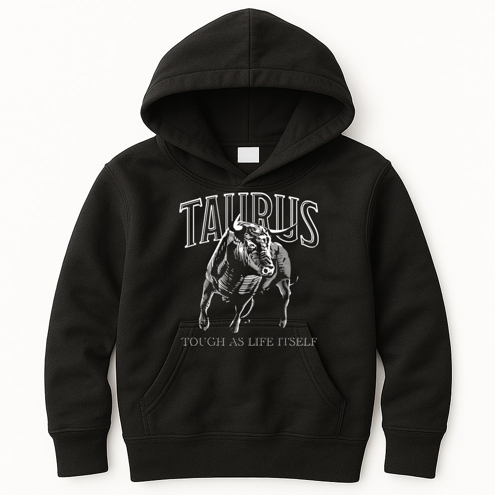 Taurus Zodiac Sign Astrology Horoscope Kids Hoodie