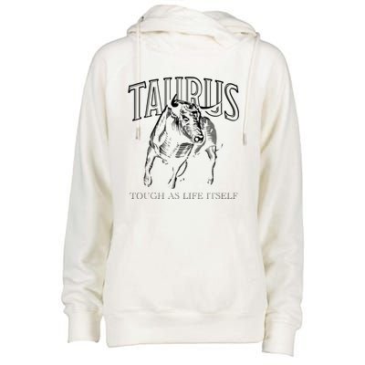 Taurus Zodiac Sign Astrology Horoscope Womens Funnel Neck Pullover Hood