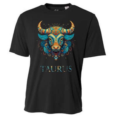 Taurus Zodiac Star Sign Personality Cooling Performance Crew T-Shirt