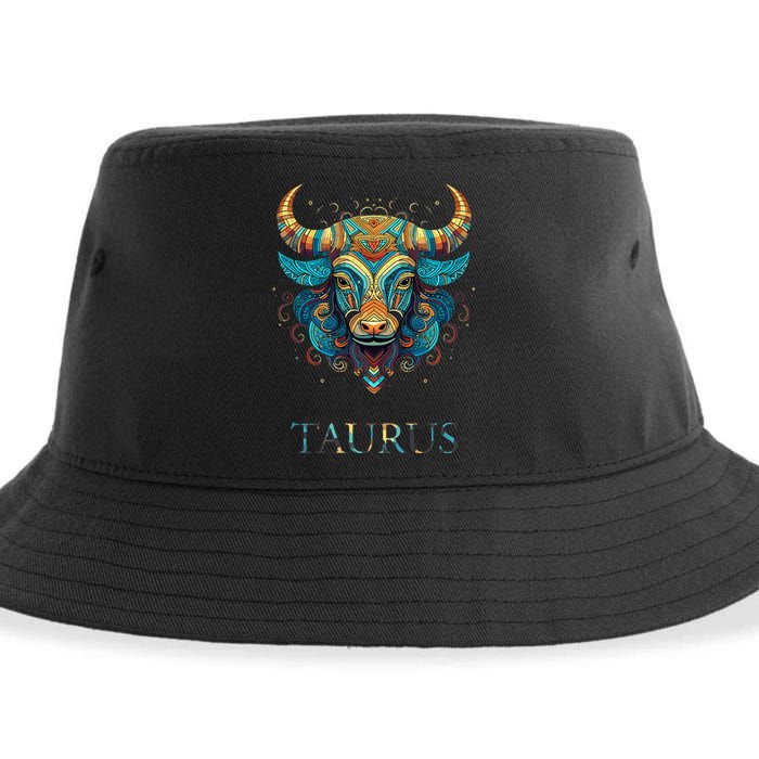 Taurus Zodiac Star Sign Personality Sustainable Bucket Hat