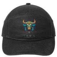 Taurus Zodiac Star Sign Personality 7-Panel Snapback Hat