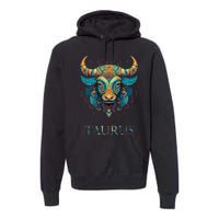 Taurus Zodiac Star Sign Personality Premium Hoodie