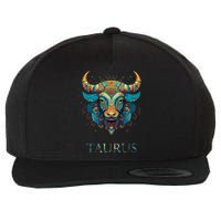 Taurus Zodiac Star Sign Personality Wool Snapback Cap