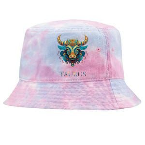 Taurus Zodiac Star Sign Personality Tie-Dyed Bucket Hat