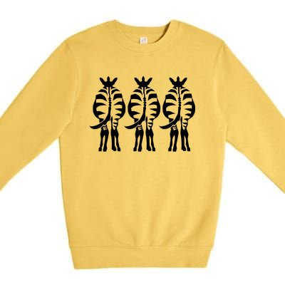 Three Zebras Premium Crewneck Sweatshirt