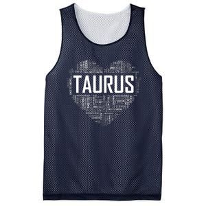 Taurus Zodiac Traits Horoscope Astrology Sign Gift Heart Mesh Reversible Basketball Jersey Tank