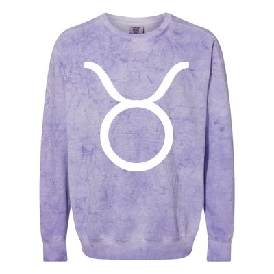 Taurus Zodiac Colorblast Crewneck Sweatshirt