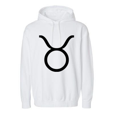 Taurus Zodiac Garment-Dyed Fleece Hoodie