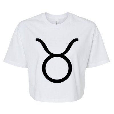 Taurus Zodiac Bella+Canvas Jersey Crop Tee