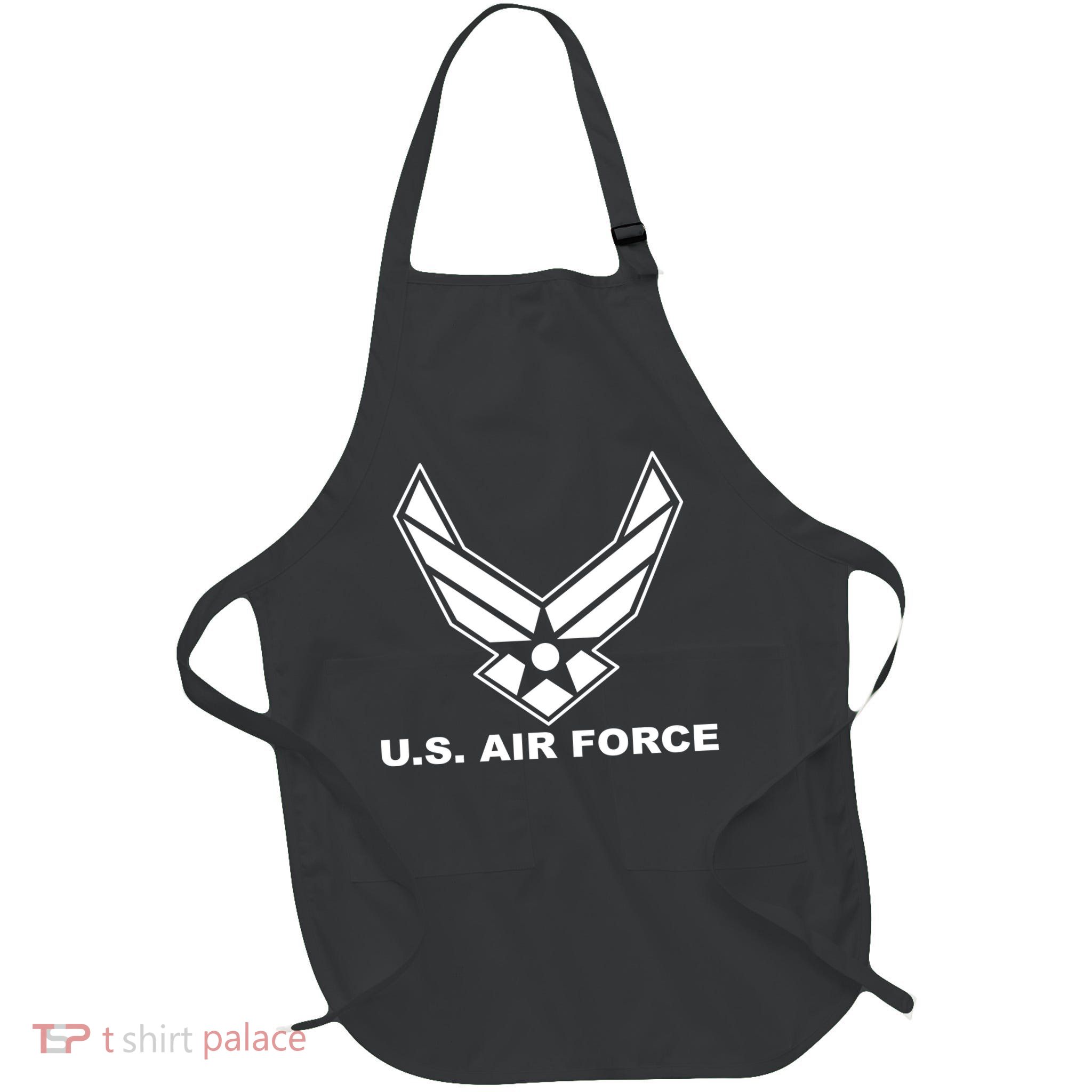 U.S. Air Force Logo Full-Length Apron With Pockets
