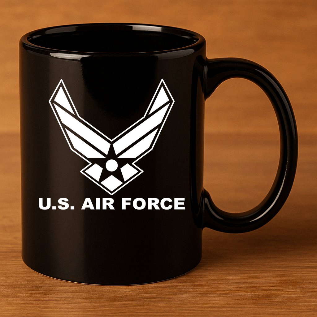 U.S. Air Force Logo 11oz C Handle Ceramic Mug