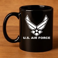 U.S. Air Force Logo 11oz C Handle Ceramic Mug