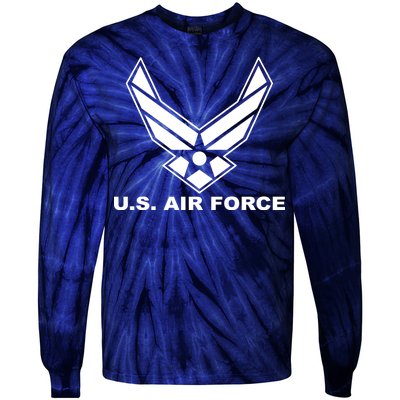 U.S. Air Force Logo Tie-Dye Long Sleeve Shirt