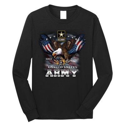 U.S. Army Eagle And Flag Long Sleeve Shirt