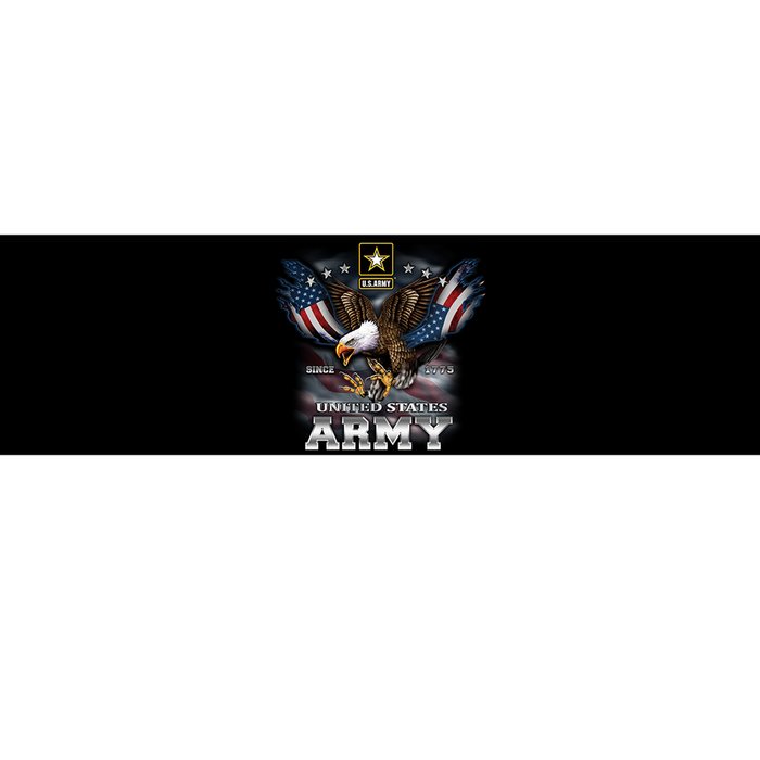 U.S. Army Eagle And Flag Bumper Sticker