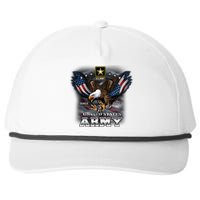 U.S. Army Eagle And Flag Snapback Five-Panel Rope Hat