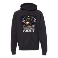 U.S. Army Eagle And Flag Premium Hoodie