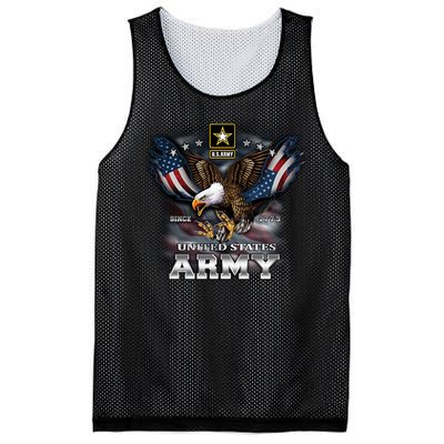 U.S. Army Eagle And Flag Mesh Reversible Basketball Jersey Tank