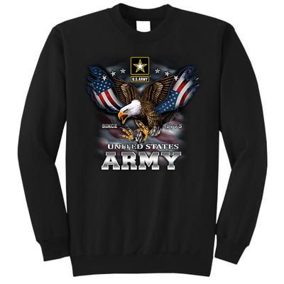 U.S. Army Eagle And Flag Tall Sweatshirt