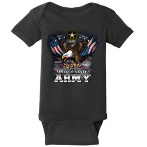 U.S. Army Eagle And Flag Baby Bodysuit