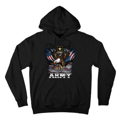 U.S. Army Eagle And Flag Tall Hoodie