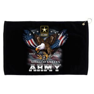 U.S. Army Eagle And Flag Grommeted Golf Towel