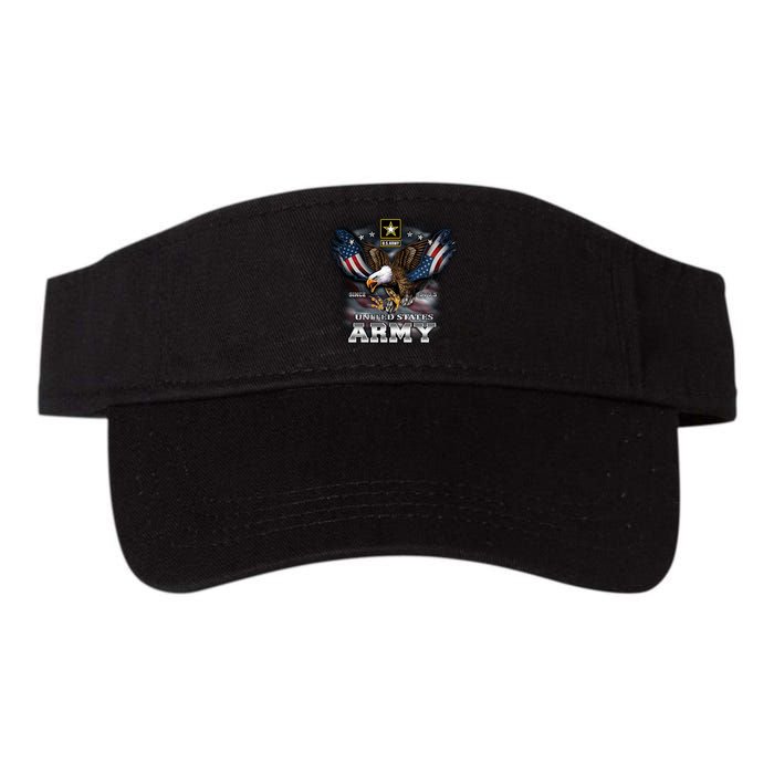 U.S. Army Eagle And Flag Valucap Bio-Washed Visor