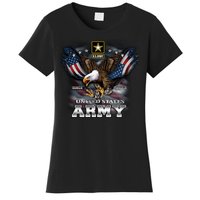 U.S. Army Eagle And Flag Women's T-Shirt